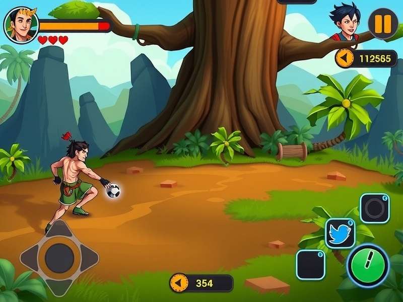 Kerala Kick Titan gameplay screenshot showing character and environment
